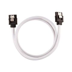 CORSAIR Premium Sleeved SATA cable Serial ATA white (pack of 2)