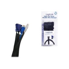 LogiLink Cable FlexWrap Cable flexible conduit black KAB0006