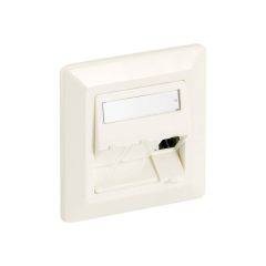 Digital Data Flush mount wallplate pure white 3 761304