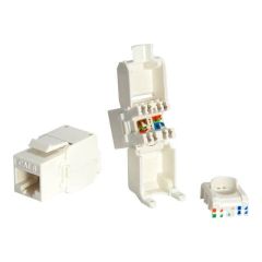 equip Pro Keystone jack RJ-45 white (pack of 8) 769216