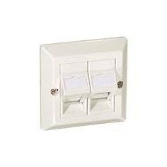 equip Universal Surface Frame Flush mount wallplate pure 761301