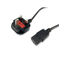 Equip 112300 UK Power Cord , C13 to BS1363