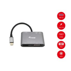 133483 USB-C 5 in 1 Multifunctional Adapter, HDMI, VGA