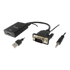 Equip Life Adapter HD15 (VGA), stereo mini jack, USB 119038