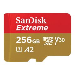 SanDisk Extreme Flash memory card (microSDXC SDSQXAV256G-GN6MA