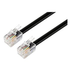 equip PRO Phone cable RJ11 (M) to RJ-11 (M) 3m flat 105104