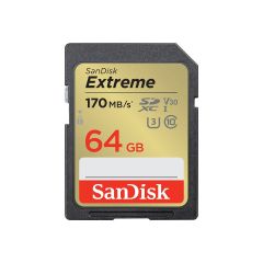 SanDisk Extreme Flash memory card 64 GB SDSDXV2064G-GNCIN