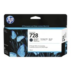 HP 728 130 ml matte black original DesignJet ink 3WX25A