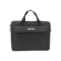 Manhattan London Laptop Bag 14.1, Top Loader, Black, 439893