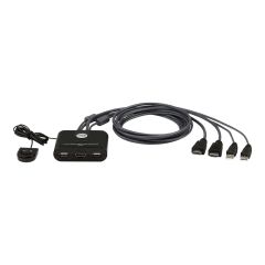 ATEN CS22HF KVM USB switch 2 x KVM USB 1 local user CS22HF