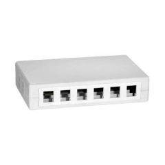 equip Professional Network surface mount box white for 125460