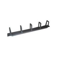 LogiLink Rack cable management panel RAL 9005 1U OR104B
