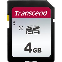 Transcend 300S / Flash memory card / 4 GB