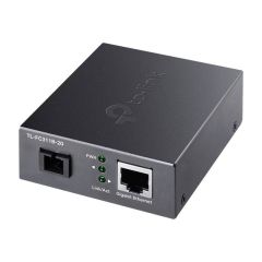 TPLink TL-FC311B-20 V1 fibre media converter GigE TL-FC311B-20