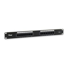 235317 16-Port Cat.5e Unshielded Patch Panel, Black