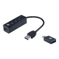 Conceptronic HUBBIES TAIL Hub 4 x SuperSpeed USB 3.0 HUBBIES04B