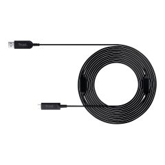 Trust Iris USB cable kit USB 3.2 Gen 2 10 m round, 4K60Hz 24527