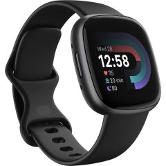 Fitbit Versa 4 / 40 mm / graphite / smart watch with band
