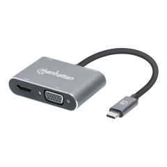 Manhattan 4in-1 Docking station USB-C 3.2 Gen 1 VGA 130691