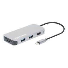 Manhattan 8in-1 Docking station USB-C 3.2 Gen 1 130615