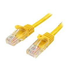 StarTech.com 1m Yellow Cat5e Cat 5 Snagless Patch 45PAT1MYL