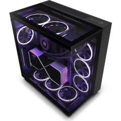 NZXT H9 Elite / Mid Tower / ATX / No Power Supply (ATX) / Black / USB/Audio