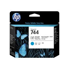 HP 744 Cyan, photo black printhead for DesignJet HD Pro F9J86A