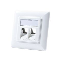LogiLink Faceplate RAL 9003, signal white 2 NK4020