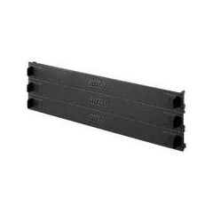 Rittal DK Rack blanking panel RAL 9005 3U 19 (pack of 7151305