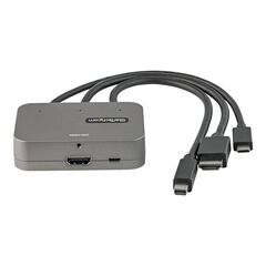 StarTech.com 3in-1 Multiport to HDMI Adapter, 4K CDPHDMDP2HD
