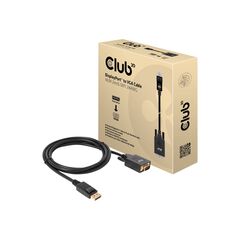Club 3D Adapter cable DisplayPort (M) to HD15 (VGA) CAC-1012