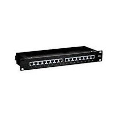 equip Patch panel CAT 6e STP black 1U 19 16 326416