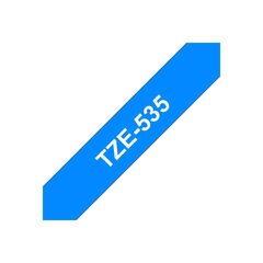 Brother TZe535 White on blue Roll (1.2 cm x 8 m) 1 TZE535