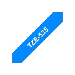 Brother TZe535 White on blue Roll (1.2 cm x 8 m) 1 TZE535