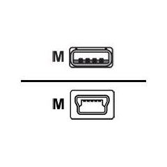 Cisco USB cable USB (M) to miniUSB Type B (M) CAB-CONSOLE-USB=