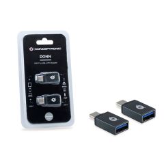 DONN03G USB-C to USB-A OTG Adapter 2-Pack