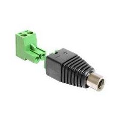 DeLOCK Power adapter 2 pin terminal block (F) to DC jack 65486