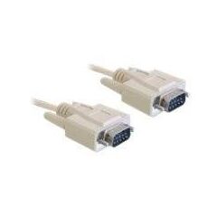 Delock Serial cable DB9 (M) to DB-9 (M) 2 m beige 82981