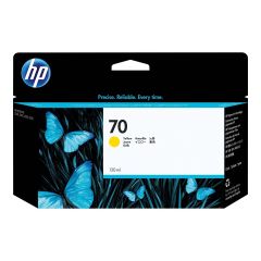 HP 70 130 ml yellow original DesignJet ink cartridge  C9454A