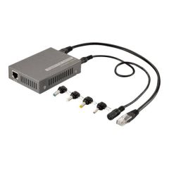 LevelOne POS3000 Gigabit High Power PoE splitter 25 POS-3000