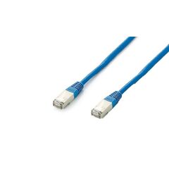 equip / Patch cable / Cat.6A Platinum S/FTP Patch Cable, 0.5m , Blue