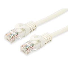 Equip Cat.6A U/FTP Flat Patch Cable, 0.5m , White