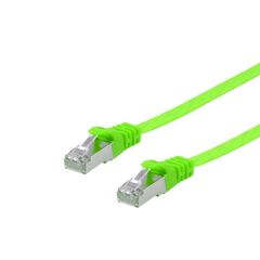 equip Pro / Patch cable / Cat.6A U/FTP Flat Patch Cable, 1.0m , Green
