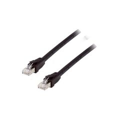 equip / Patch cable / Cat 8.1 S/FTP Patch Cable, LSOH, Black, 0.5m