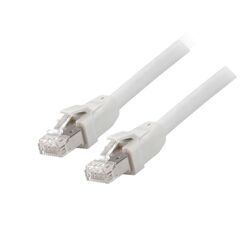 equip / Patch cable / Cat 8.1 S/FTP Patch Cable, LSOH, Grey, 0.5m