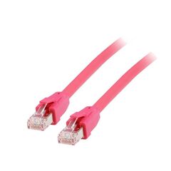 equip / Patch cable / Cat 8.1 S/FTP Patch Cable, LSOH, Red, 0.5m