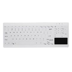 Cherry AK-C7412F Keyboard / USB / QWERTY / with Touchpad / White