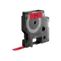 DYMO D1 Glossy black on red Roll (0.9 cm x 7 m) 1 S0720720