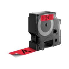 DYMO D1 Selfadhesive black on red Roll (2.4 cm x 7 m) S0720970