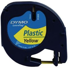 Esselte / Black, yellow / Roll (1.2 cm x 4 m) 1 roll(s) laminated tape